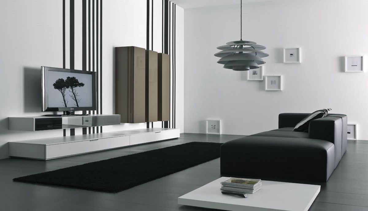 Mueble de televisión moderno para el salón