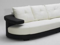Sofá moderno de formas circulares