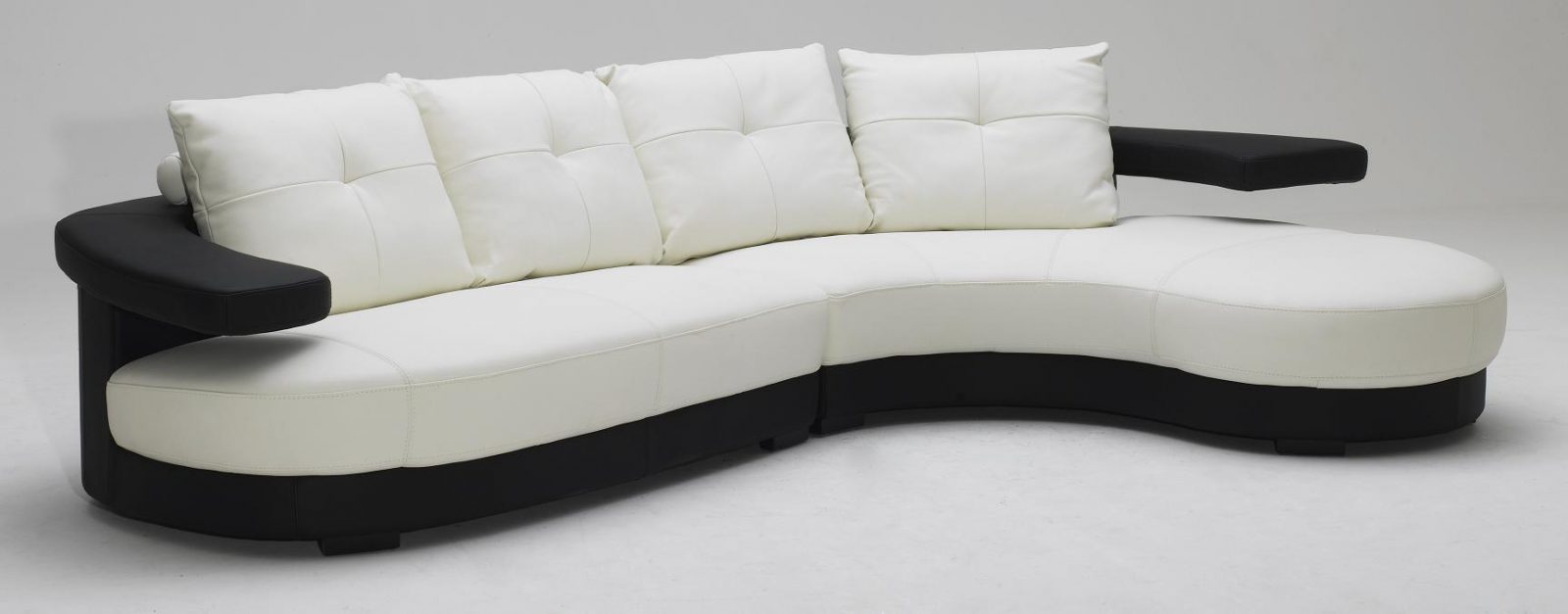 Sofá moderno de formas circulares