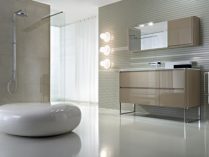 Baño minimalista moderno