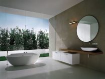 Cuarto de baño moderno minimalista